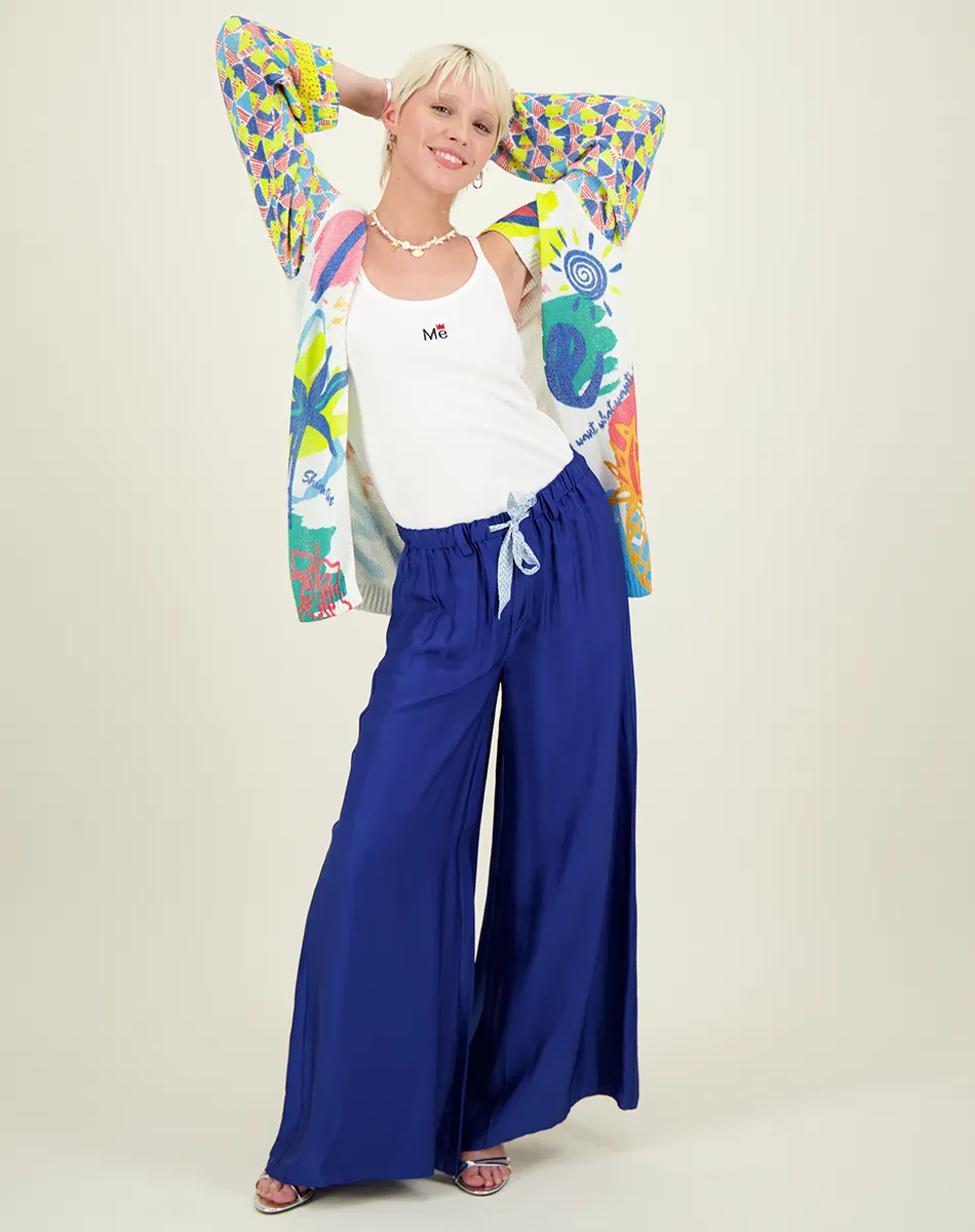 Annie Blue Wide Leg Pants