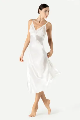 ANYA BEAUTIFUL BUST SUPPORT LONG SILK GOWN