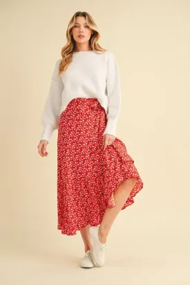 Berti Floral Wrap Skirt