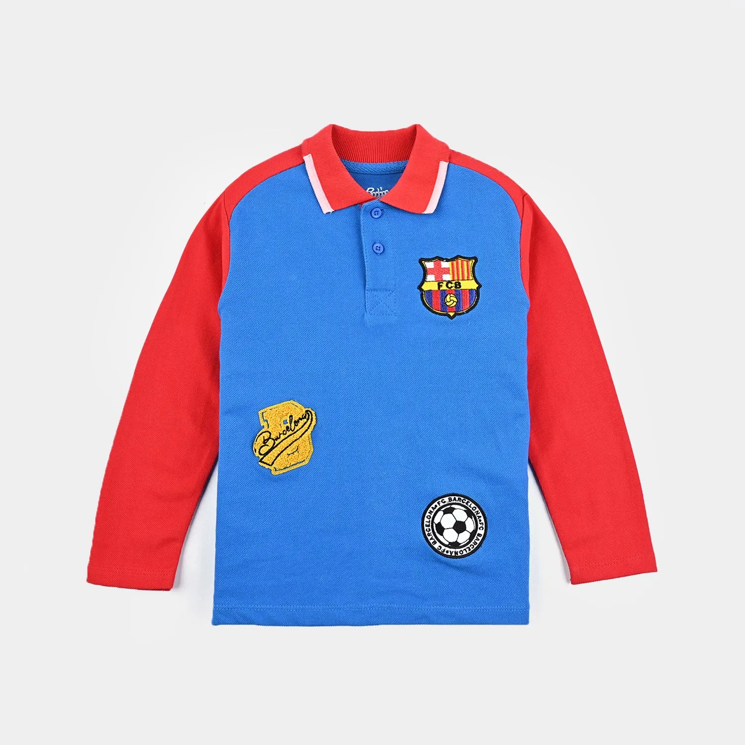 Boys Cotton PK Polo Barcelona