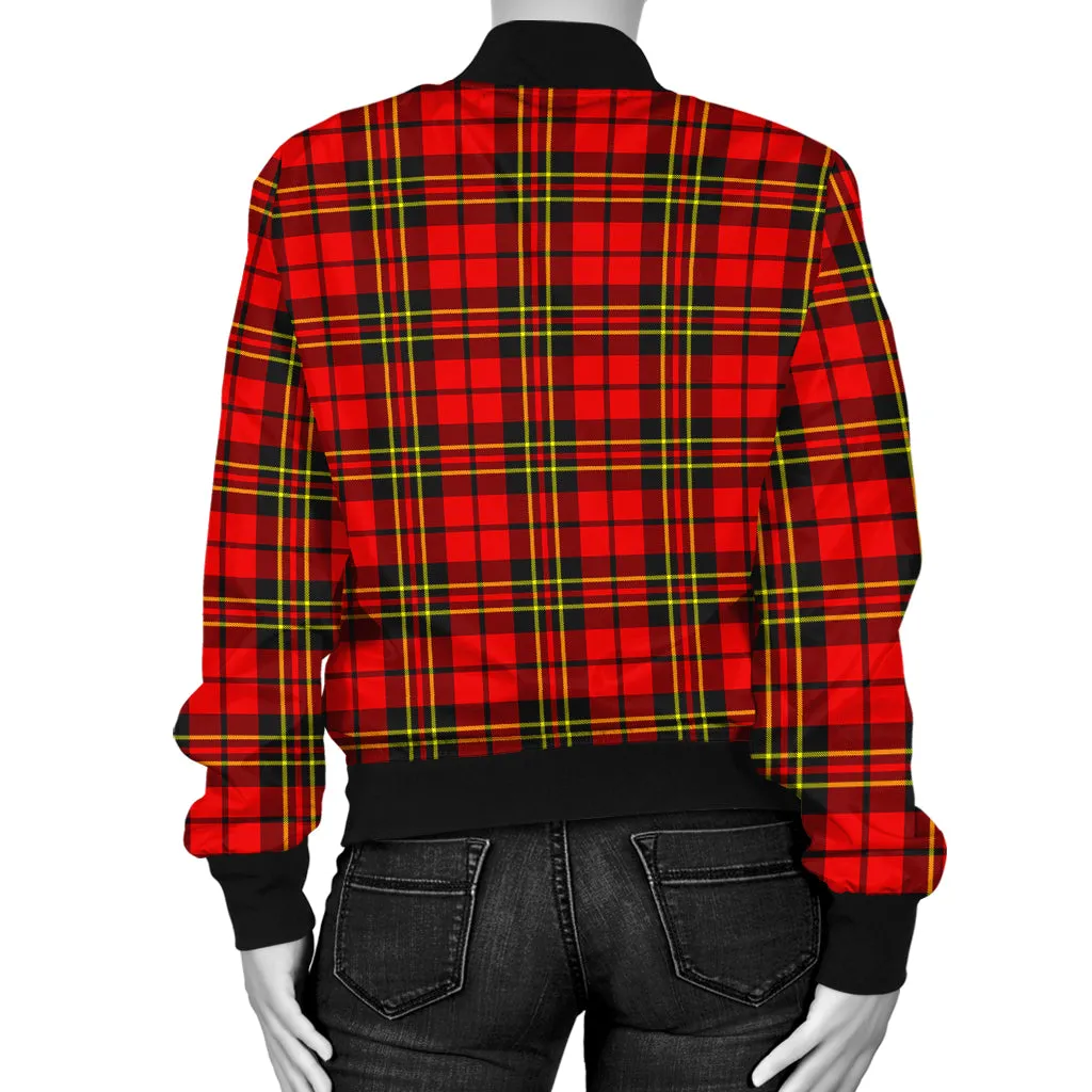 Brodie Modern Tartan Bomber Jacket with Family Crest