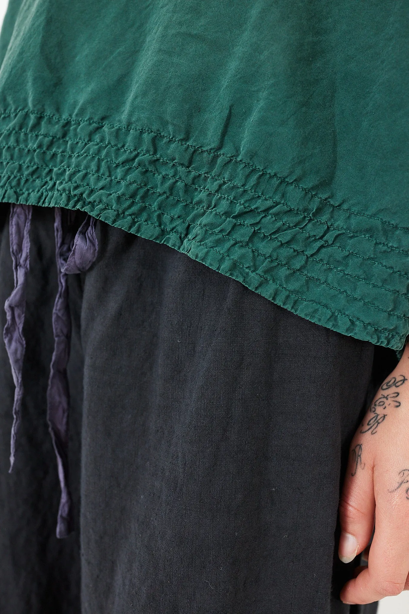 Chez Vidalenc - Carré Tops Short ML - Habotai Silk