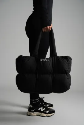 CITRIN PUFFER TOTE - BLACK