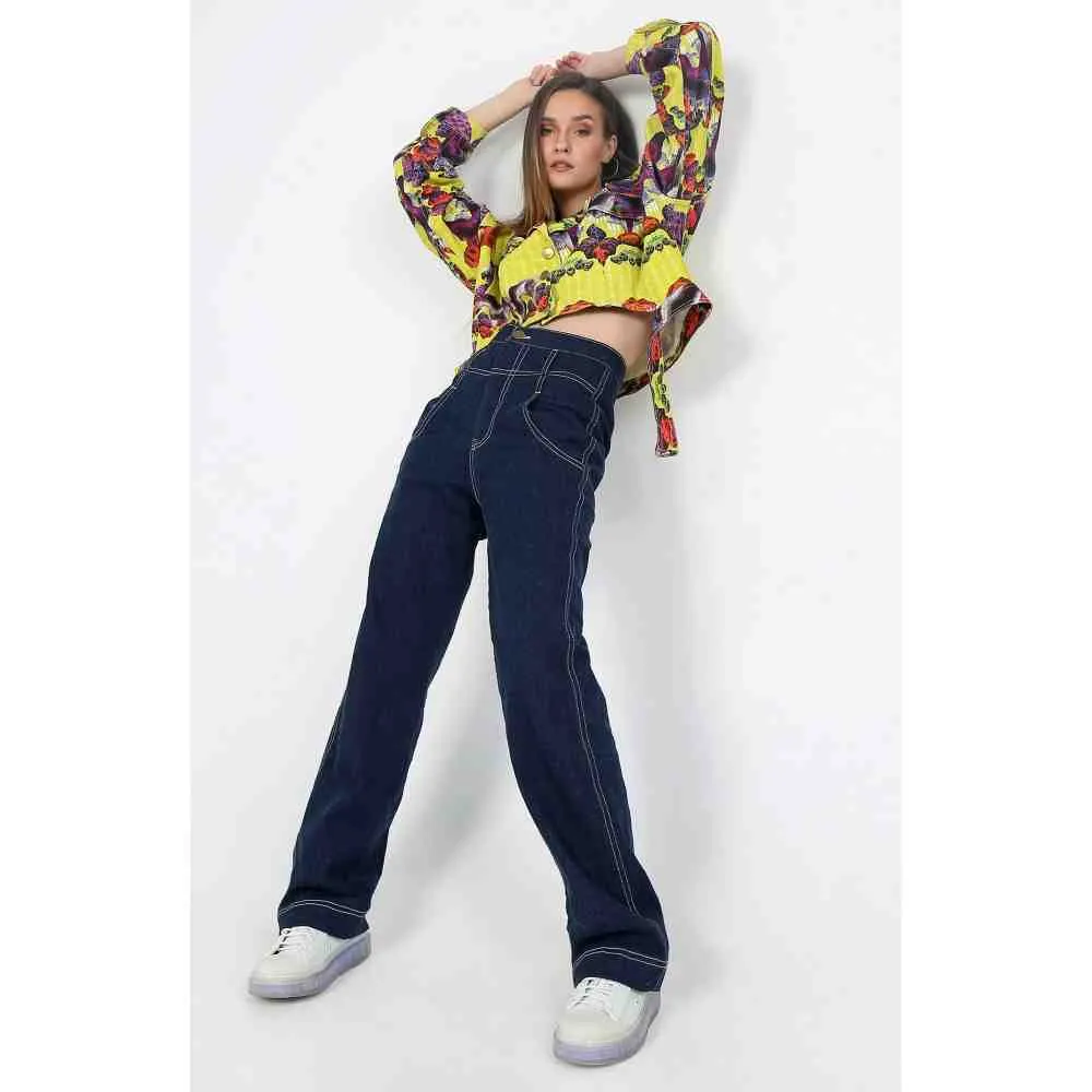 Ekastories Coral Yellow Brain Jacket