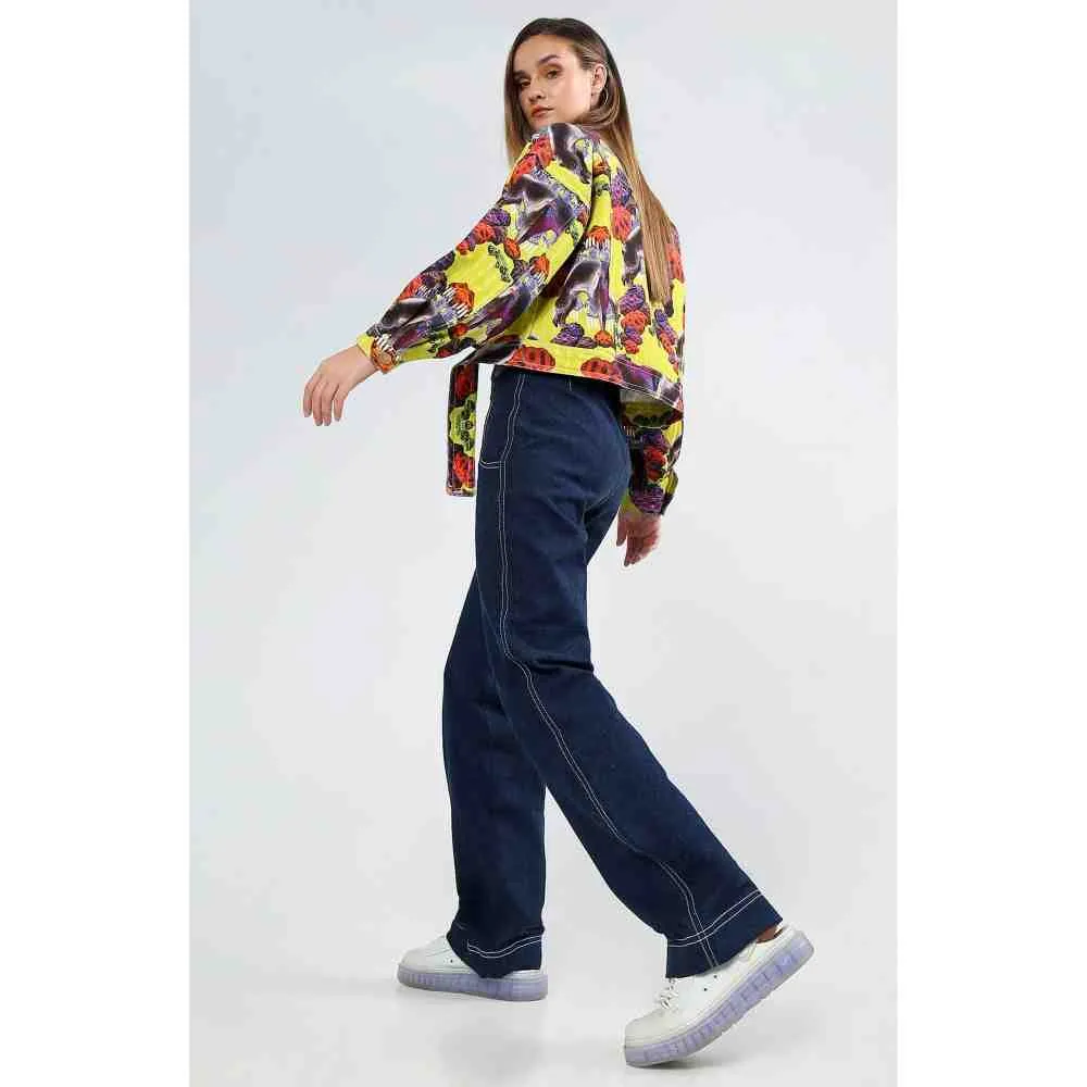 Ekastories Coral Yellow Brain Jacket