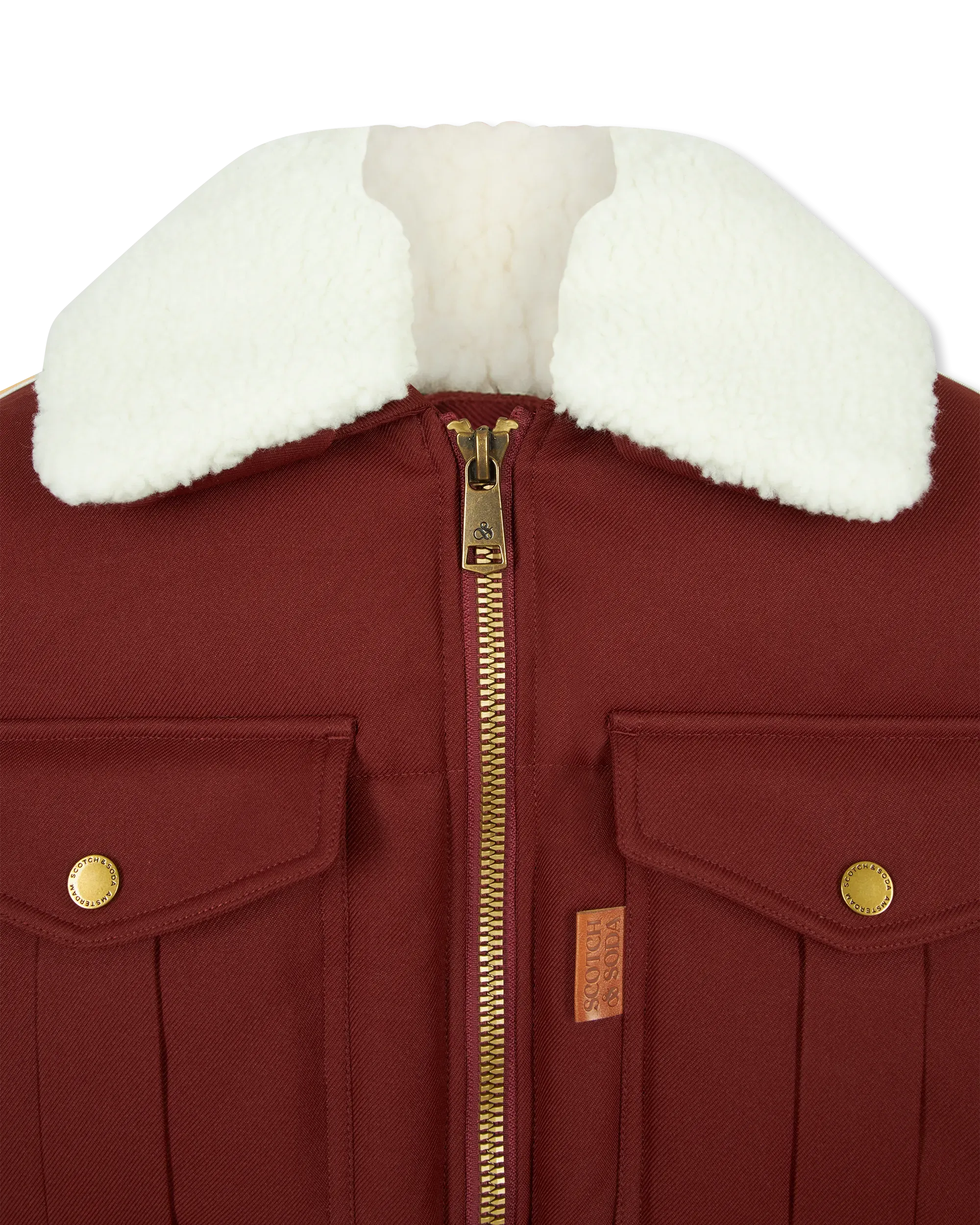 Kive Quilted Aviator Puffer Jacket