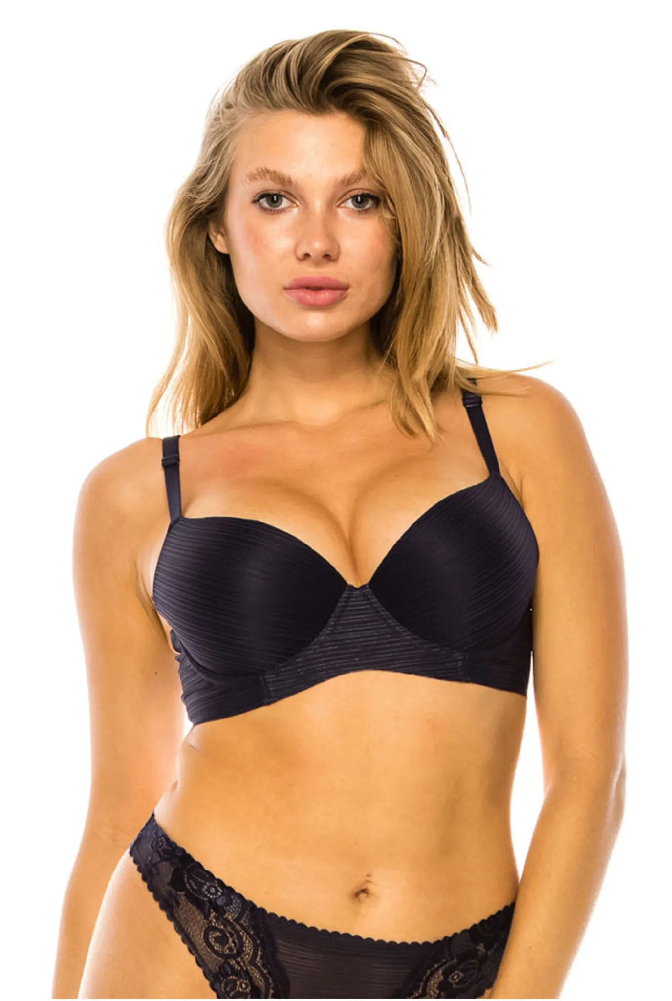Laser Cut Light Push Up Bra