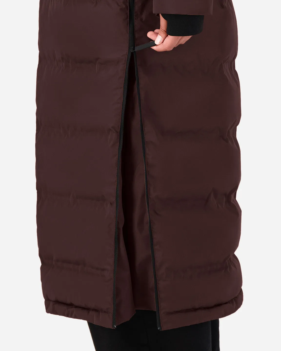 LIGHTWEIGHT PUFFER, Bitter Chocolate