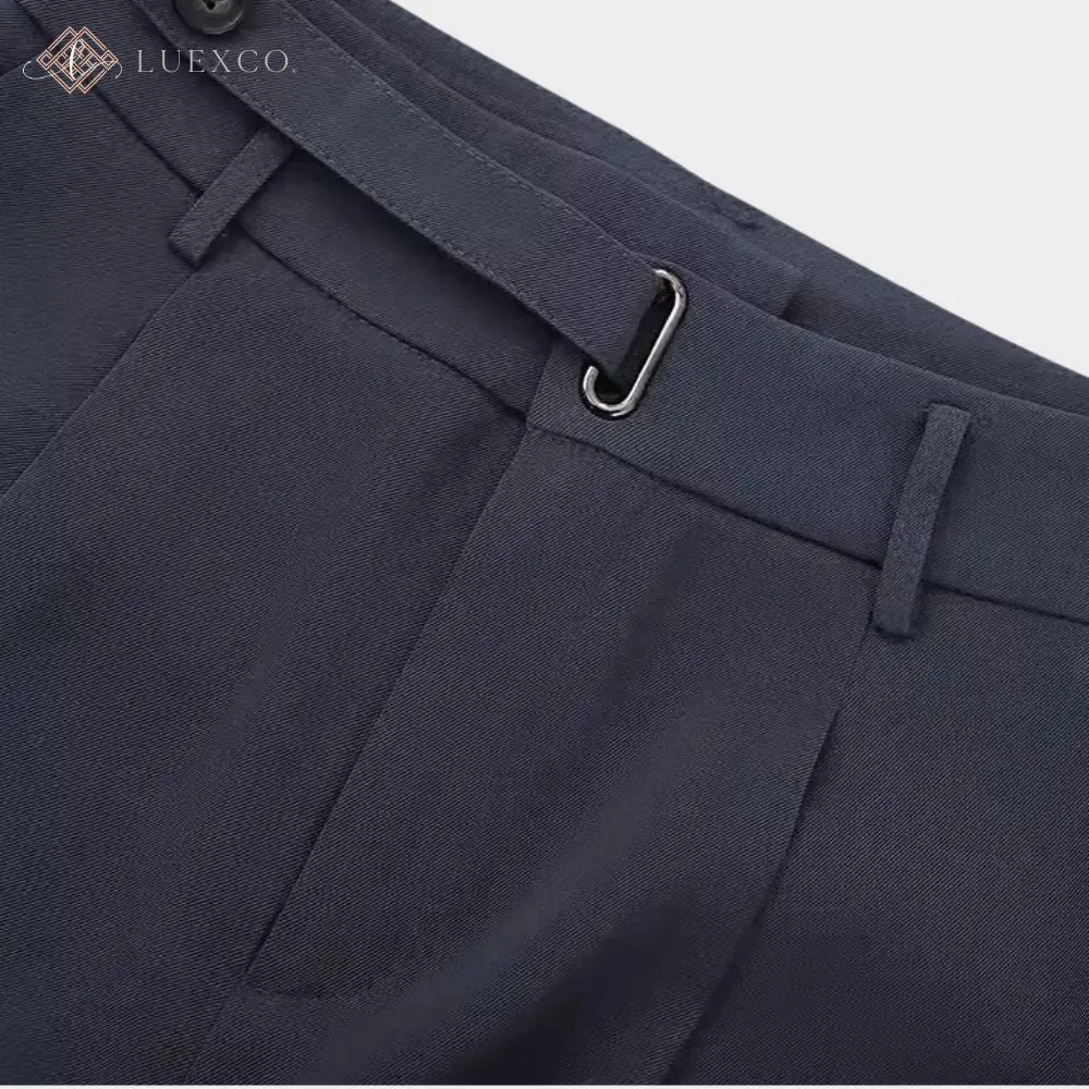 Luexco Women's Wide Straight Leg Trousers