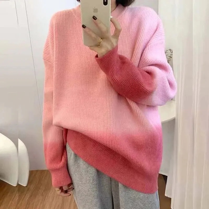 Pamella Color Gradient Sweater