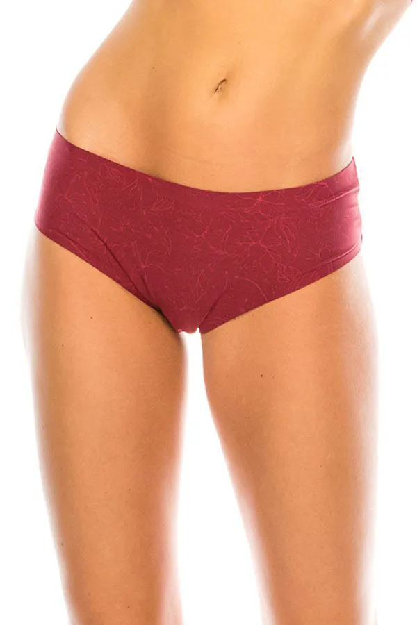 Plus Size Solid laser cut panty