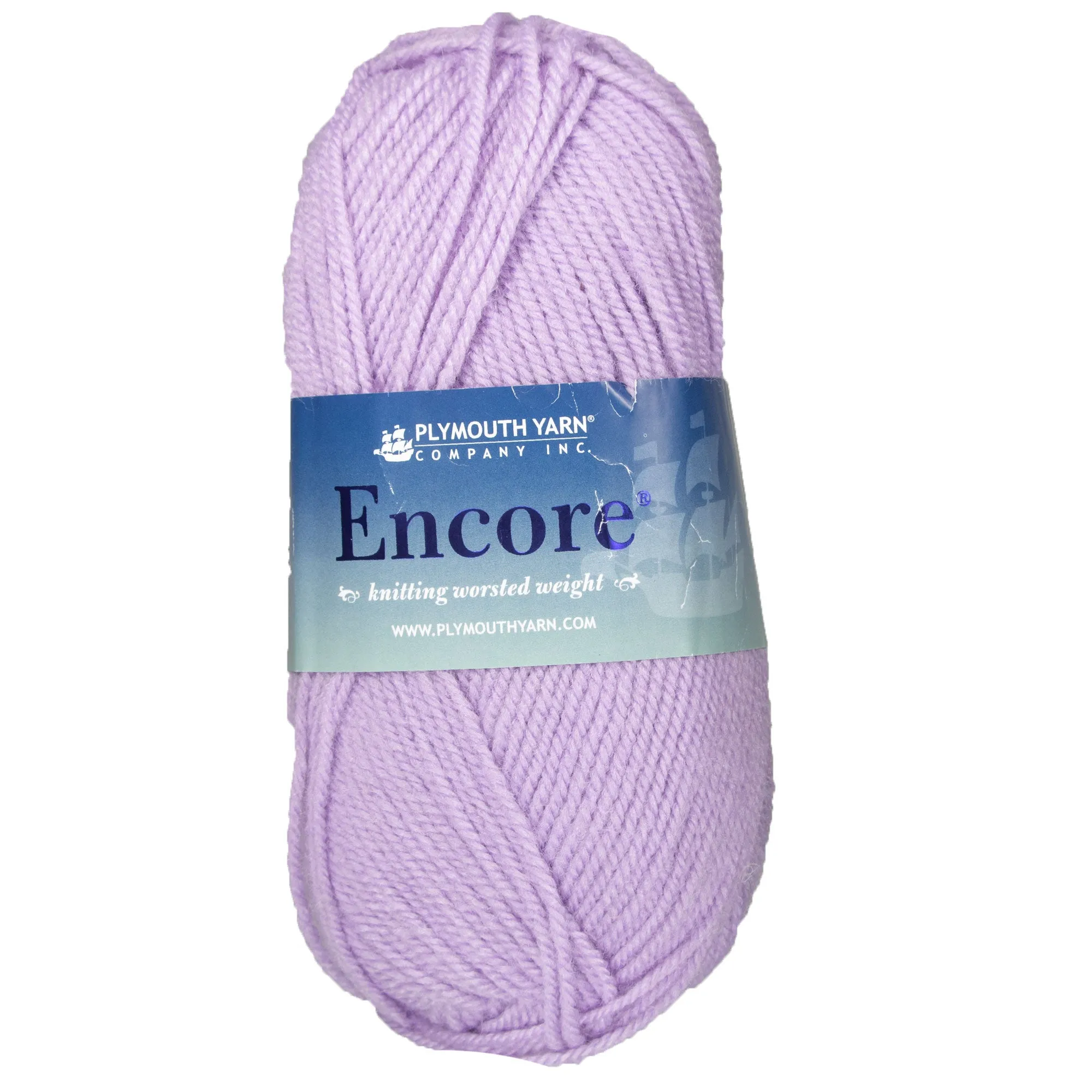 Plymouth Yarn Encore Worsted Yarn - 0233 Light Lavender