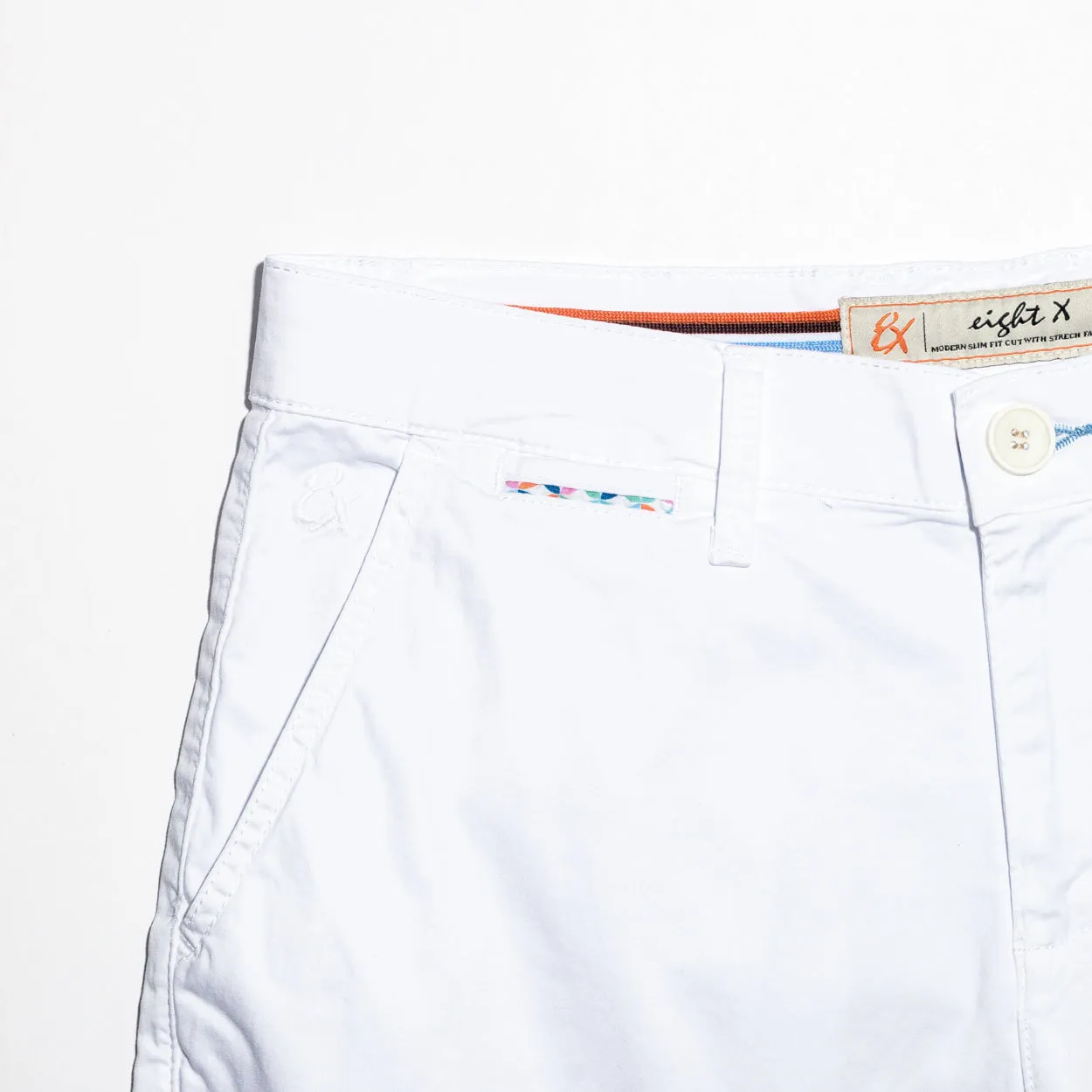 Regalia Chino Shorts - White