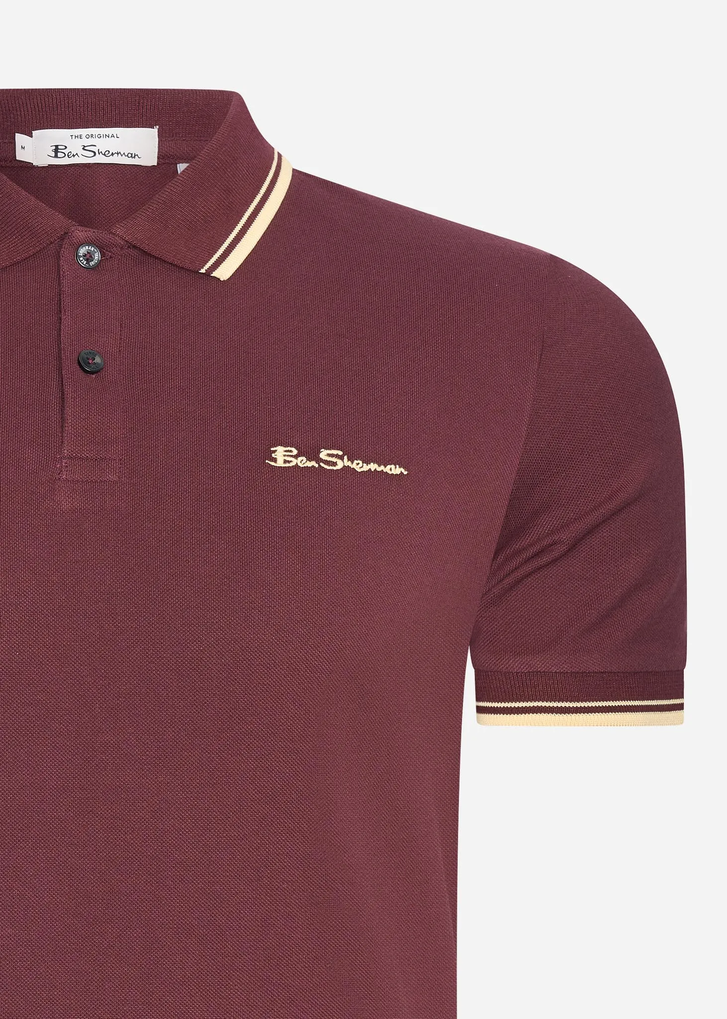 Signature polo - aubergine