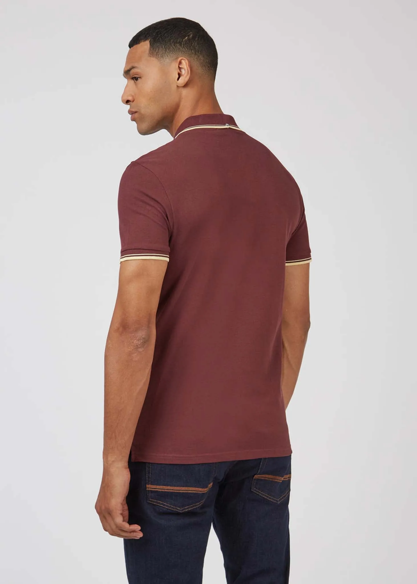 Signature polo - aubergine