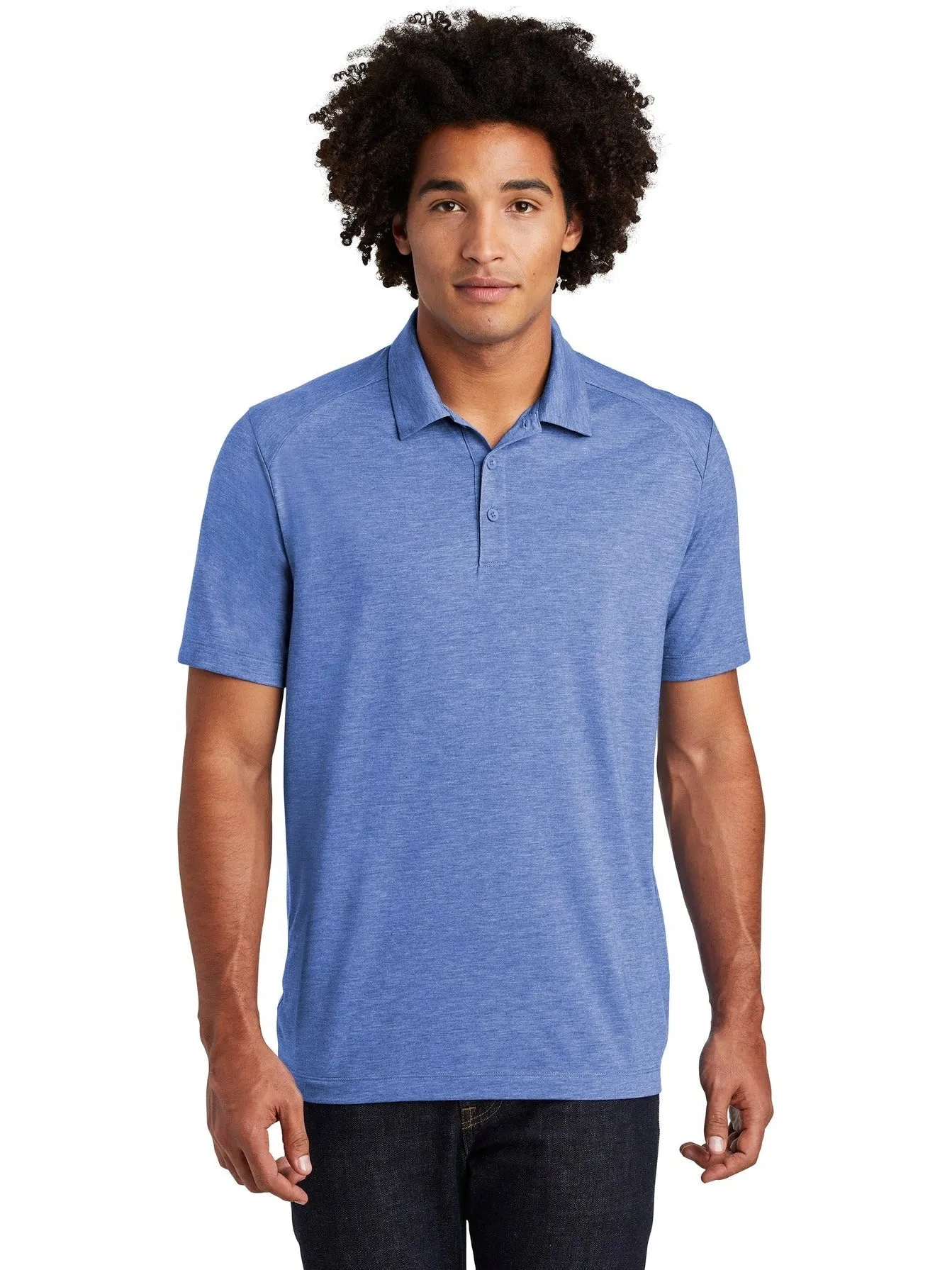 Sport-Tek PosiCharge Tri-Blend Wicking Polo