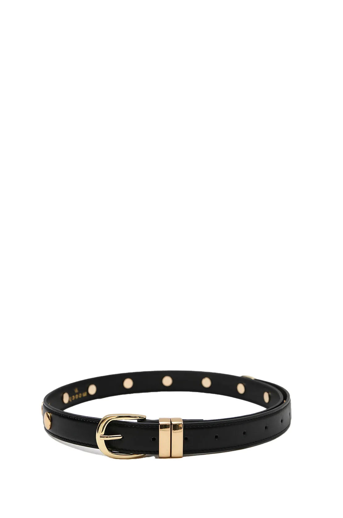 stud belt / black|gold