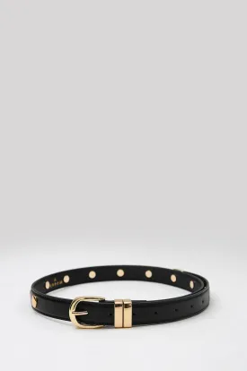 stud belt / black|gold