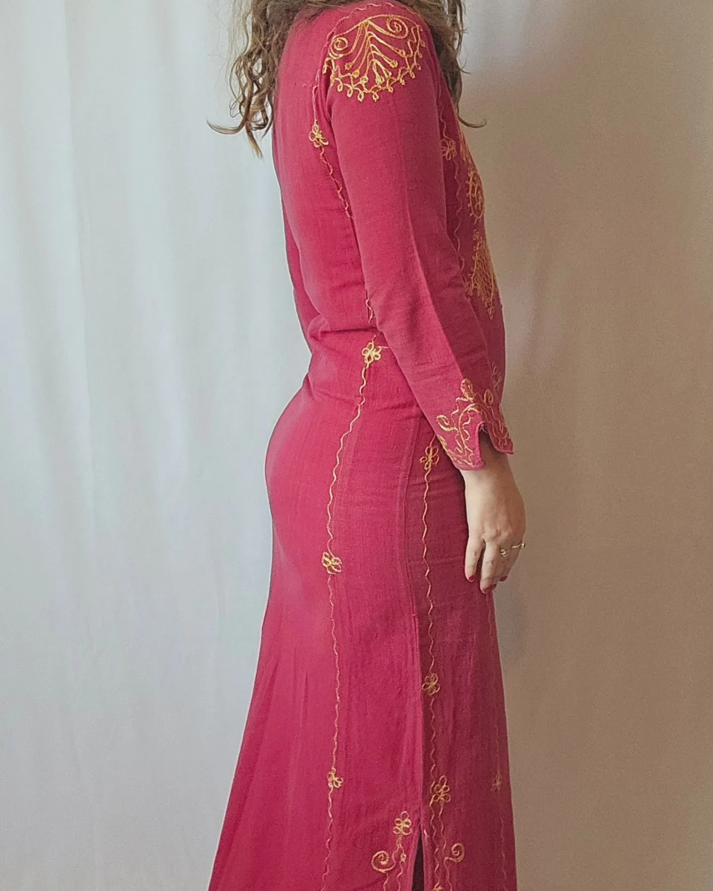 VINTAGE TRADITIONAL PAKISTANIAN COTTON MAXI S/M