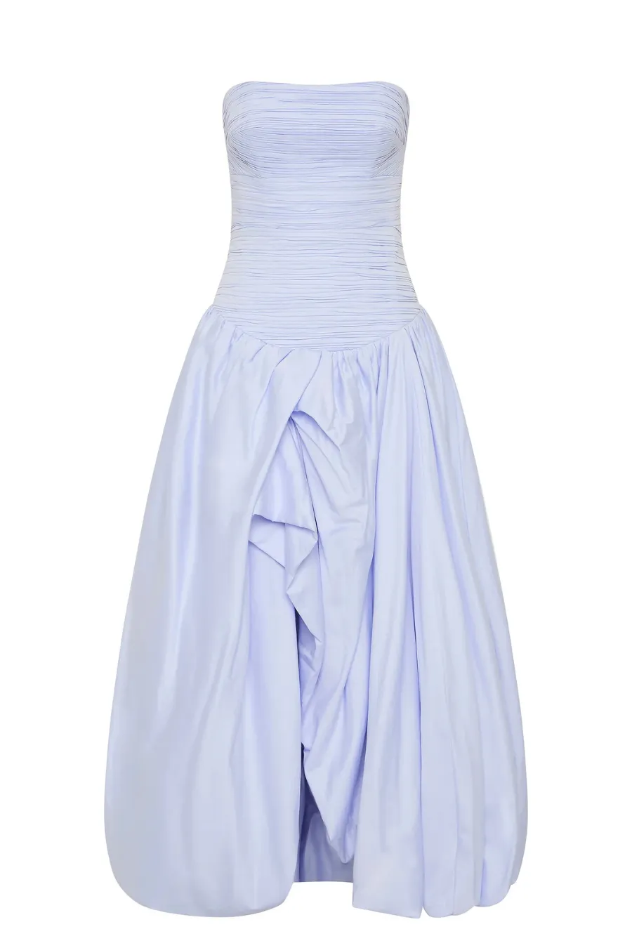 Violette Bubble Hem Maxi Dress Pearl Blue
