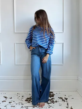 Wide Leg Denim Pants