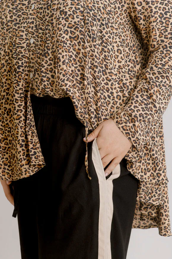 Wild Side Tuxedo Pant - Black