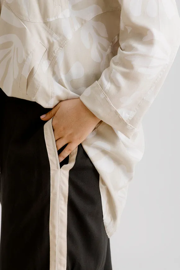 Wild Side Tuxedo Pant - Black