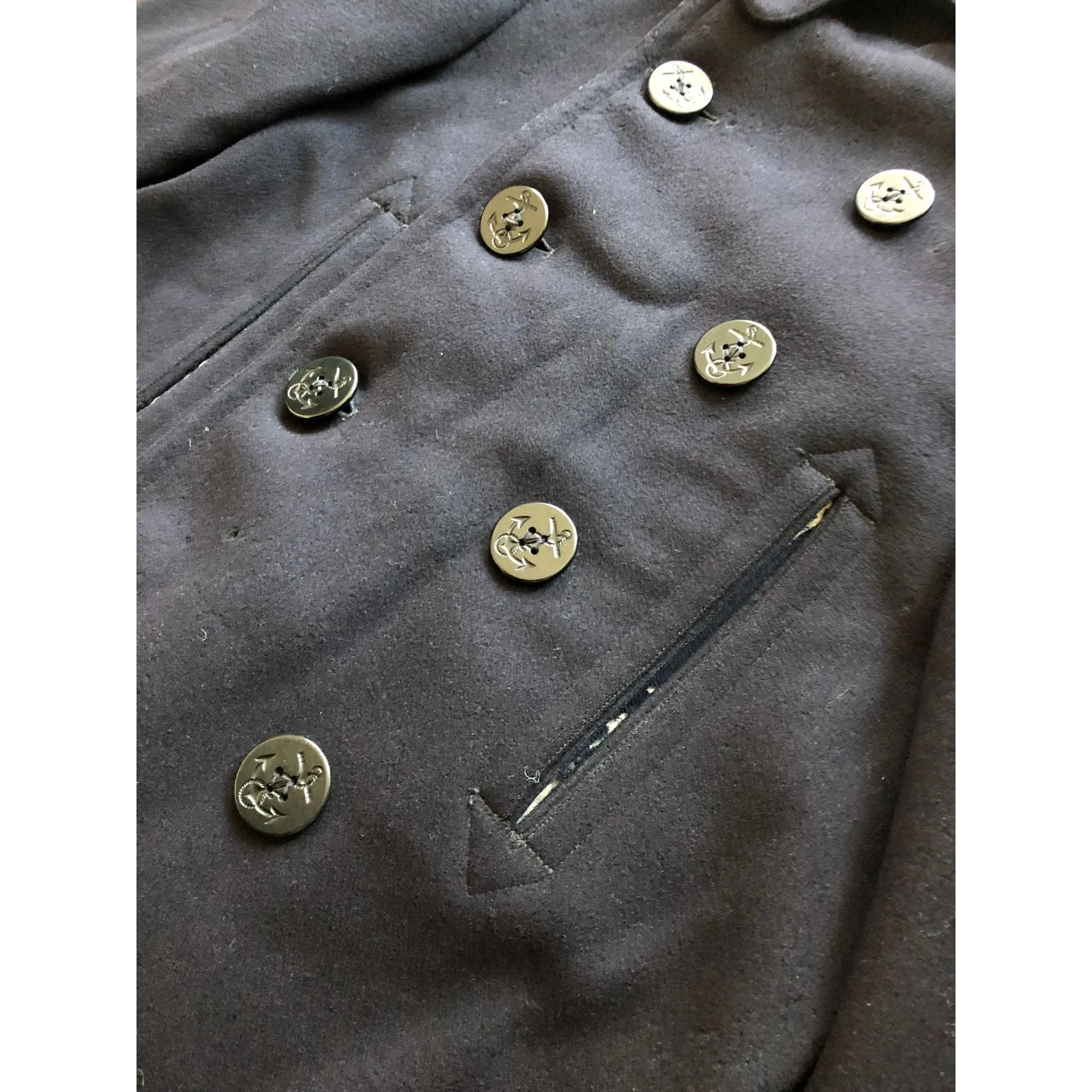 WWII U.S. Navy Peacoat Miller
